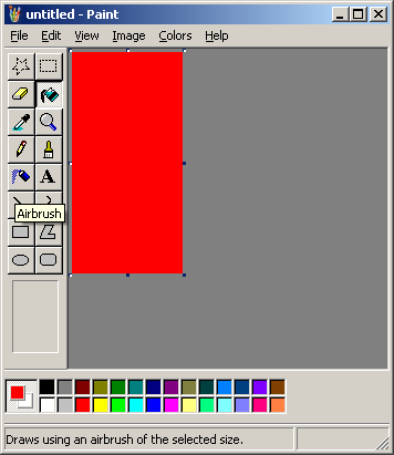 make a gradient in ms paint